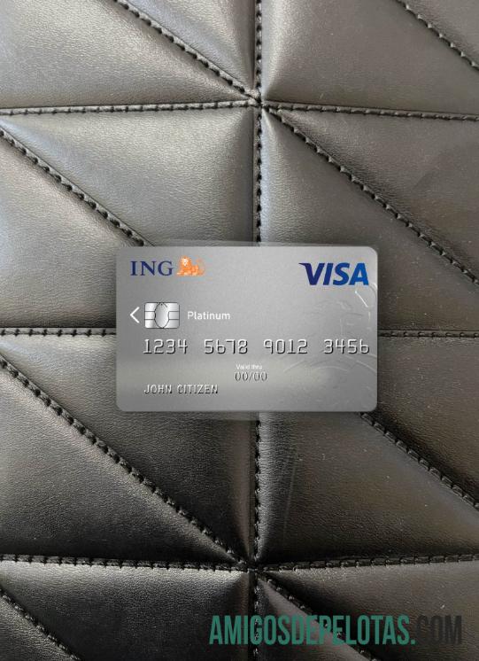 Holanda ING Bank Visa Card Platinum Photolook Front modelo
